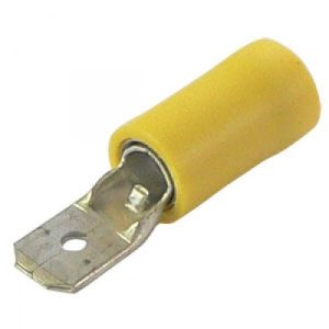 SWA 6.3MM YELLOW MALE TERMINALS