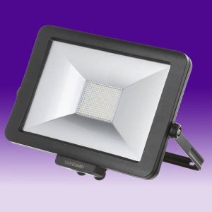 TIMEGUARD (PRE-WIRED) 50W CCT LEDPRO REWIREABLE BLACK LED FLOODLIGHT
