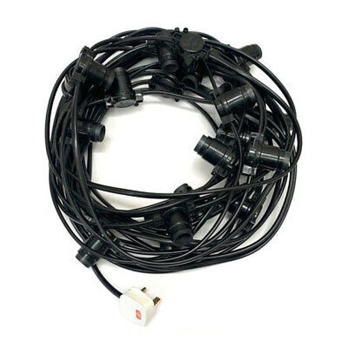 TURNOCK FESTOON 20M 50CM SPACE ES BLACK RUBBER 3M