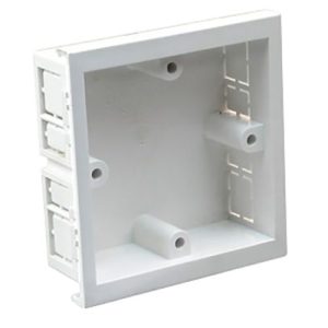 UNIVOLT DADO/SKIRTING 1G OUTLET BOX