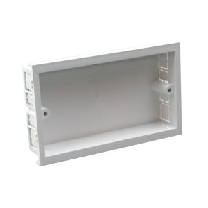 UNIVOLT DADO/SKIRTING 2G OUTLET BOX