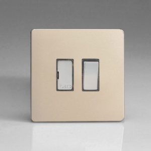 VARILIGHT SWITCHED SPUR SATIN CHROME SCREWLESS