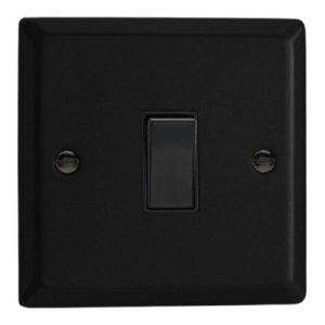 VARILIGHT 1G INTERMEDIATE MATT BLACK SWITCH
