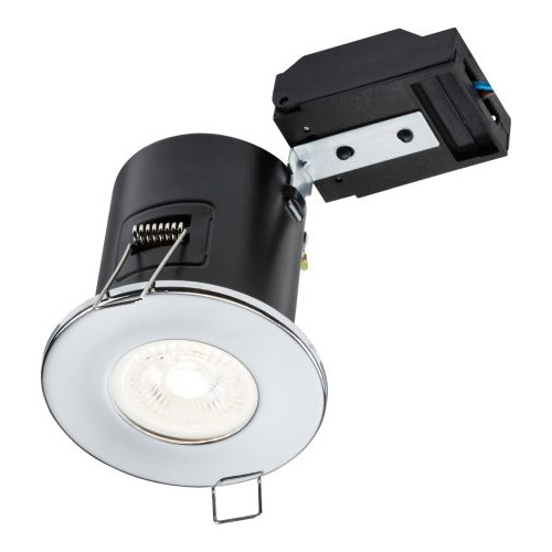 KNIGHTSBRIDGE FIXED POLISHED CHROME GU10 FIRE-RATE