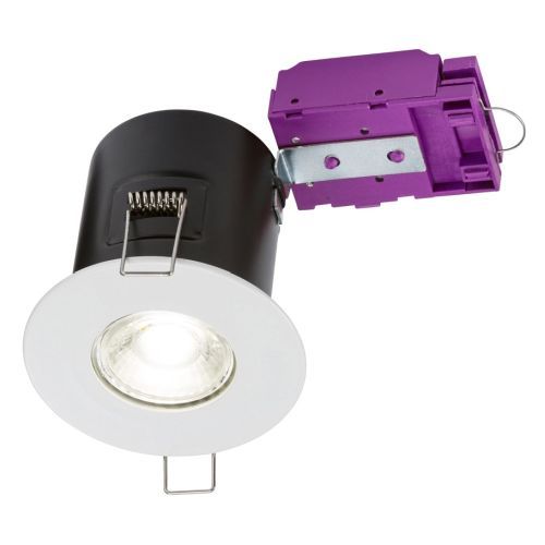 KNIGHTSBRIDGE FIXED WHITE GU10 FIRE-RATED DOWNLIGH