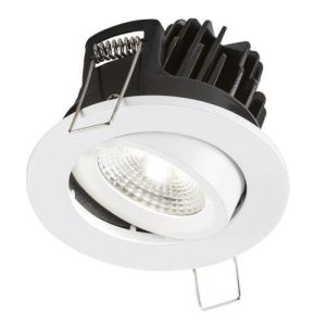 KNIGHTBRIDGE TILT 7W COB LED D/L WH
