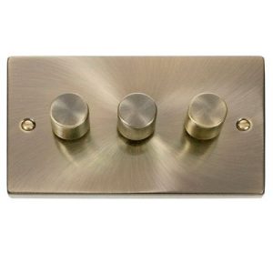 CLICK DECO VICTORIAN ANTIQUE BRASS VPANT BR 3G 2W DIM.