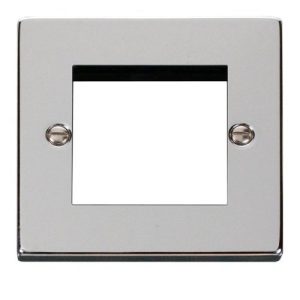 CLICK NEW MEDIA VPCH 1-GANG 2-MODULE PLATE FOR DATA MODULES