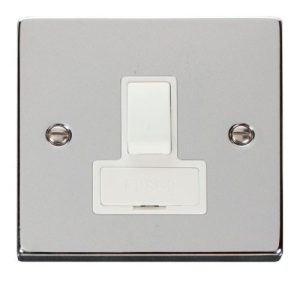 CLICK DECO VICTORIAN POLISHED CHROME VP CHROME 13A SWITCHED SPUR WITHOUT FLEX OUTLET
