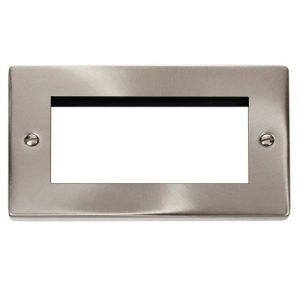 CLICK NEW MEDIA 2-GANG 4-MODULE PLATE FOR DATA MODULES