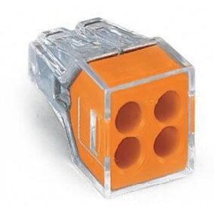 WAGO 4-PORT 24A(2.5MM)PUSH CONNECTOR(100)