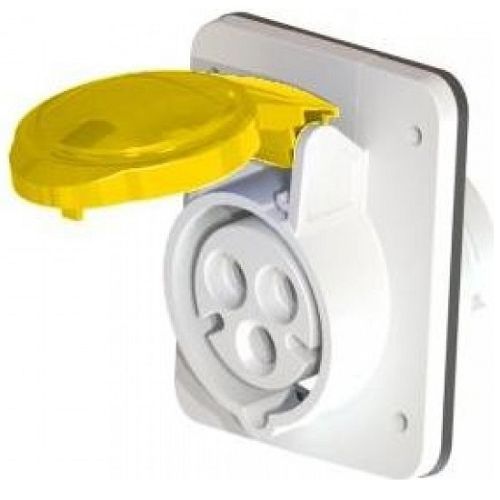 32A 110V 3-PIN PANEL SOCKET