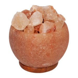WIDDOP HIMALAYAN ROCK SALT FIRE BASKET LIGHT