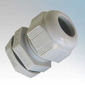 WISKA GREY 25MM GLAND+LOCKNUT (EACH)