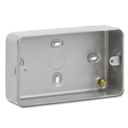 METALGLAD 2GANG BACK BOX