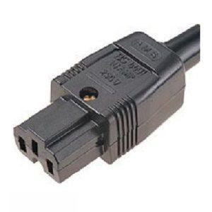 10 AMP APPLIANCE PLUG BLACK