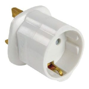 EURO SCHUKO TO UK ADAPTOR