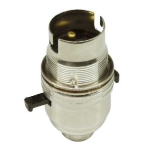 10MM BC SWITCHED NICKEL LAMPHOLDER