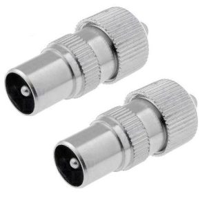 MALE CO-AX PLUG 2PK