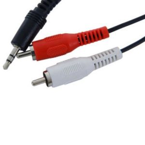3.5MM ST JACK-2 PHONO PLUGS 3M