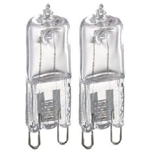 G9 240V 42W=625LM. HALOGEN 2PK