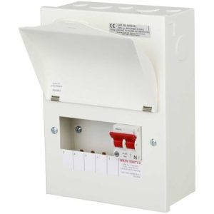 WYLEX 5 WAY 100A DP M/SWITCH BOARD METAL