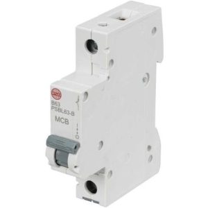 WYLEX 63A B-TYPE SINGLE POLE MCB