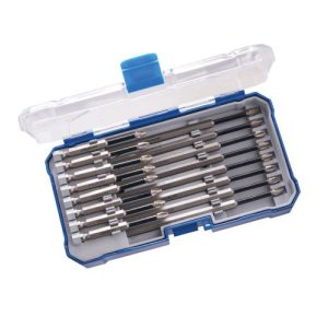 FAITHFULL 16PC LONG IMPACT BIT SET IN CASE