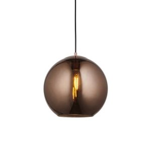 ENDON BOLI PENDANT, MIRRORED COPPER 300MM