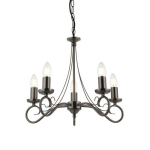 ENDON TRAFFORD 5LT PENDANT
