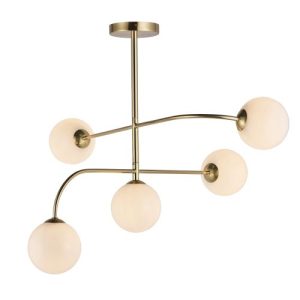 ENDON OTTO 5LT SEMI FLUSH