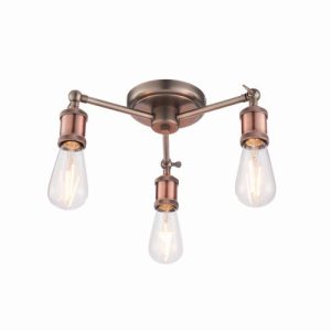 ENDON HAL 3LT SEMI FLUSH