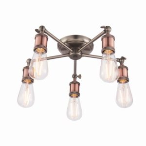 ENDON HAL 5LT SEMI FLUSH