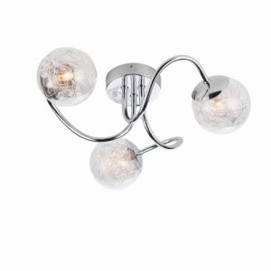 ENDON AURIA 3LT SEMI FLUSH DIMMABLE