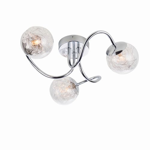 ENDON AURIA 3LT SEMI FLUSH DIMMABLE
