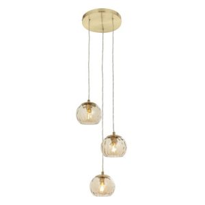 ENDON DIMPLE 3LT PENDANT