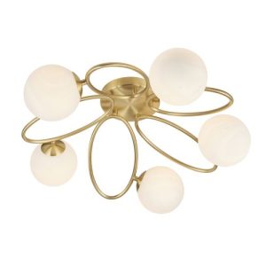 ENDON ELLIPSE 5LT SEMI FLUSH