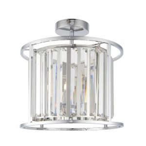 ENDON HAMILTON 3LT SEMI FLUSH