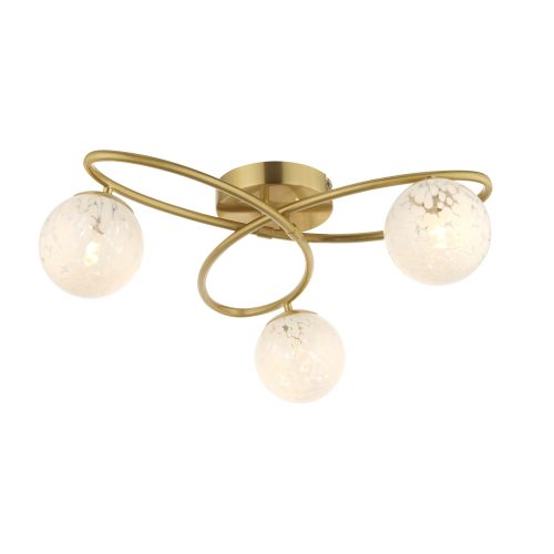 ENDON MAYE 3 LIGHT SEMI FLUSH
