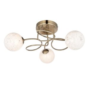 ENDON DELOS 3LT SEMI FLUSH MODERN DESIGN