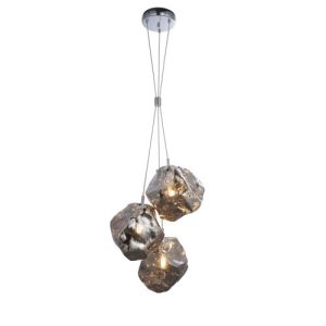 ENDON ROCK 3LT PENDANT