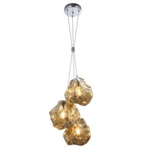ENDON ROCK 3LT PENDANT