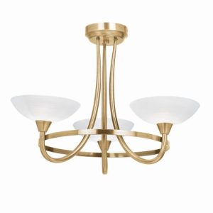 ENDON CAGNEY 3LT SEMI FLUSH