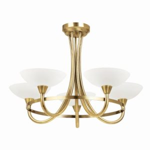ENDON CAGNEY 5LT SEMI FLUSH