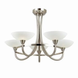 ENDON CAGNEY 5LT SEMI FLUSH