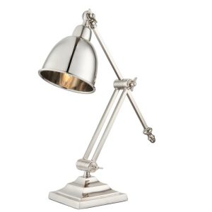ENDON POLISHED NICKEL DESK LAMP
