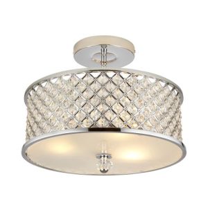 ENDON HUDSON 3LT SEMI FLUSH