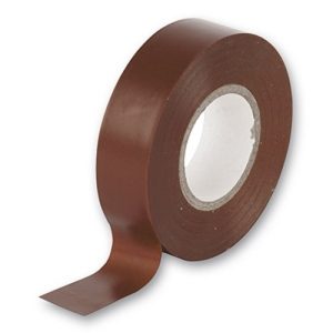 LYVIA 8MTS X 19MM PVC TAPE BROWN