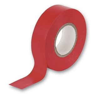 LYVIA 8MTS X 19MM PVC TAPE RED