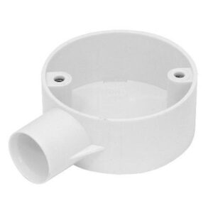 25MM 1WAY TERMINAL BOX WHITE